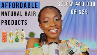 BEST Affordable Natural 4c Hair products. Cheap/Affordable Natural Hair Products.