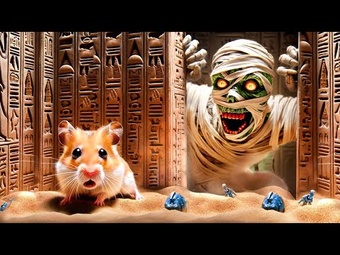 ️ Hamster in the Egyptian Pyramid maze – Mummies Monsters ️ Hamsterious