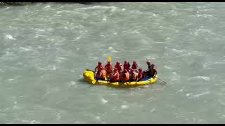 Rafting in Kyrgyzstan, River class II