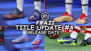 FIFA 22 NEW TITLE UPDATE 4 BOOTS