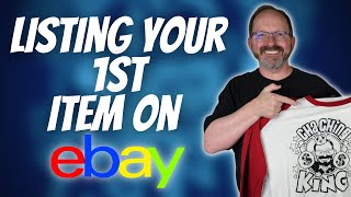Listing Your First item on eBay!  Easy Step by Step Beginner's Guide