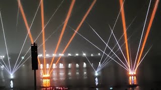 Maha Kumbh 2025 laser light show live