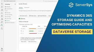Dynamics 365 Storage and Reducing Dataverse Costs by Reducing Capacity Consumption