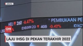 Laju IHSG Di Pekan Terakhir 2022