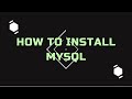 How to install MySQL Server/ MySQL Workbench/ MySQL Shell on Windows