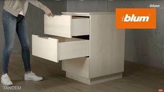 TANDEM: Concealed runner system | Blum