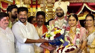 CM Revanth Reddy Visited Talasani Family Marriage | Talasani Srinivas Yadav Brother’s Daughter