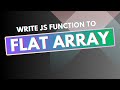 Frontend Master explains how to flatten array in Javascript | Array flat JS interview #javascript