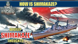 How is Destroyer IJN Shimakaze? #worldofwarships