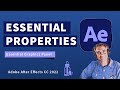 After Effects: How To Use Essential Properties