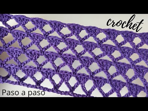 Como Tejer Punto Crochet O Ganchillo Facil Paso A Paso Handwork Diy