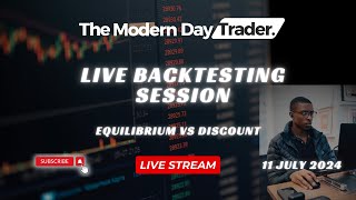 Live Backtesting With Sam | Equilibrium vs Discount | Road To $100k Challenge