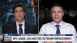 Michael Shellenberger tells Jesse Watters that USAID and the CIA are linked to Trump's impeachment..