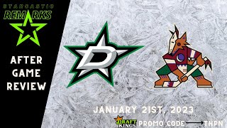 Dallas Stars vs. Arizona Coyotes After Game Review | Episode 4061 | Game 47