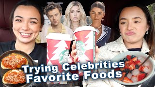 Trying Celebrities Favorite Foods - Merrell Twins