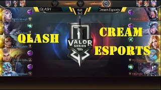 AOV Valor Series Season 3: QLASH vs Cream Esports_European Qualifier|Arena of valor series