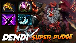 Dendi Super Pudge - Dota 2 Pro Gameplay [Watch \u0026 Learn]