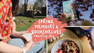MEMOIRS, SUNSHINE & NEW SHELVES // a spring reading vlog