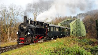 ÖGEG Steyrtalbahn Advent Steyr ehemalig ÖBB 498.04 Steyr - Grünburg - Steyr 4. 12. 2022