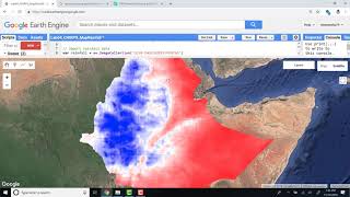 Google Earth Engine Tutorial | How to make CHIRPS rainfall map