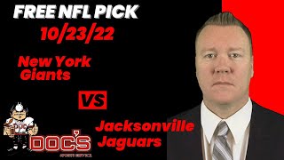 NFL Picks - New York Giants vs Jacksonville Jaguars Prediction, 10/23/2022 Week 7 NFL Free Picks