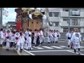 中津祇園　2014年度　下祇園　朝車　福沢通りやりどり