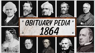 Famous People We've Lost in 1864 - Obituary in 1864