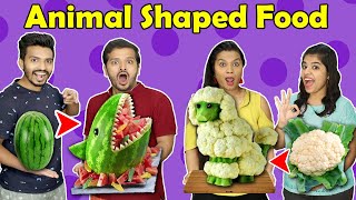 Animal Shaped Food Challenge | Funny Food Challenge | Hungry Birds