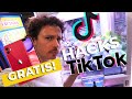 Probando HACKS de TikTok: iPhone GRATIS y máquina de GARRA! 😱