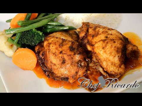 How To Bake Jamaican Chicken In The Oven | Recipes By Chef Ricardo How To Bake Jamaican Chicken In The Oven | Recipes By Chef Ricardo