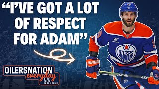 Adam Henrique is a team player for the Edmonton Oilers