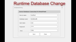 Dynamic database Connection using VB.Net With MySQL
