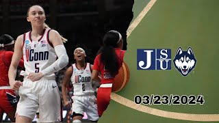 Full Game : Jackson State vs UConn - March 23, 2024 | NCAA Women's Championship