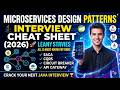 Microservices Design Patterns: The ONLY Cheat Sheet You Need for Java Interviews (2026)