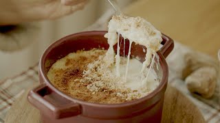 [SUB]🥛단전까지 따뜻해지는 겉바속촉 '우유 그라탕'🍼/ Milk Gratin~*: 초의 데일리쿡