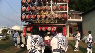 2011.10.8　松川ちょうちん祭り　原中太鼓台③