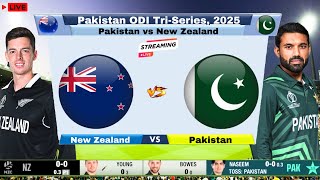 Pakistan Vs New Zealand Live -1st ODI | PAK vs NZ Live Cricket Match Today  #cricketlive