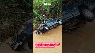 CORONEL FABRICIANO REGISTRA 70 MM DE CHUVA EM 45 MINUTOS E RUAS SÃO ALAGADAS EM VÁRIOS BAIRROS