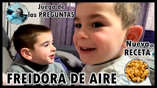 ¿En que TRABAJARÁN?😅JUGAMOS a las PREGUNTAS🤣Nueva RECETA en la FREIDORA de AIRE🥔Me DUERMO  PRONTO💤