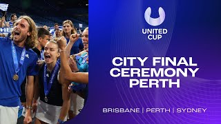 City Final Ceremony - Perth | Team Greece | United Cup 2023
