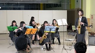 石下紫峰高等学校吹奏楽部@水海道千姫まつり2017　2017/04/09