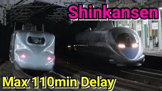 デジタルATCの真髄 台風25号 新幹線ダイヤ崩壊 連続停車 駅接近ひかりチャイム鳴りっぱなし 新山口駅 全編 20181006