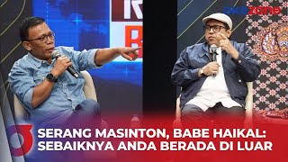 Debat Panas Masinton Pasaribu Vs Haikal Hassan Soal PDIP, Oposisi dan Koalisi