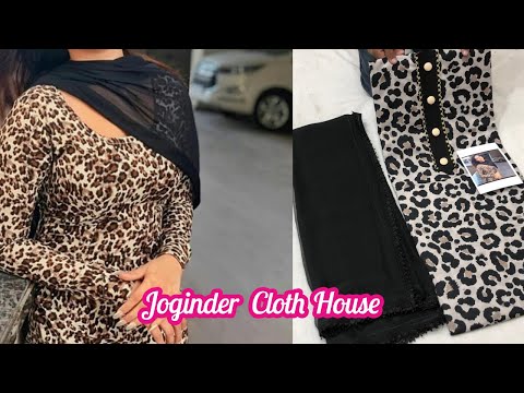 Muslin Tiger Print Suit With Pure 