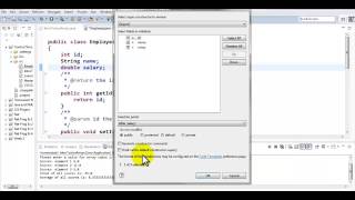 Eclipse and Java - Auto Code Generation