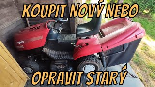 Oprava motoru Briggs & Stratton na zahradním traktoru