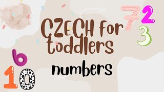 CZECH for toddlers 1 10