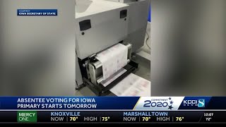 Iowa Secretary of State urges Iowans to vote by mail