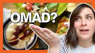 I Tried Eating ONE MEAL A DAY for a WEEK | Review of the OMAD diet and REALISTIC Weight Loss Results