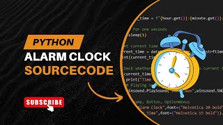 Python Alarm Clock Source Code | No Crap.
